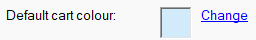 5. Default QuickCart colour