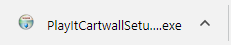 Downloaded installer