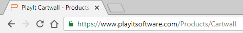 PlayIt Cartwall website