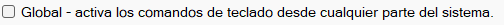 Disparador global