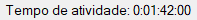 Tempo de atividade