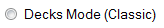8. Decks player mode selection