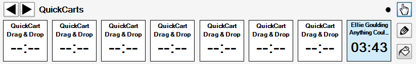 5. QuickCarts panel