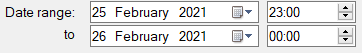 1. Date Range