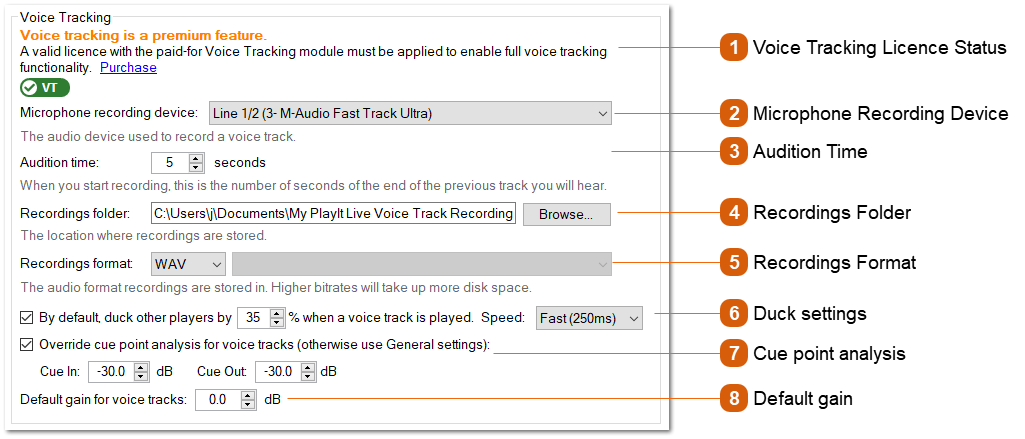 Voice Tracking