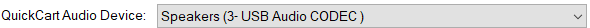 4. QuickCart audio device