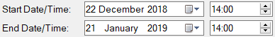 3. Date range