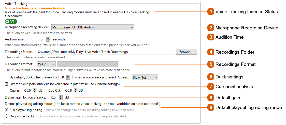 Voice Tracking