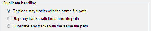 4. Duplicate handling