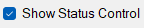 4. Show status control