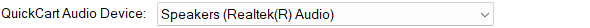 4. QuickCart audio device