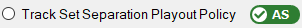 3. Track Set Separation Playout Policy