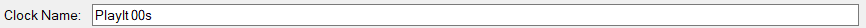 1. Clock name