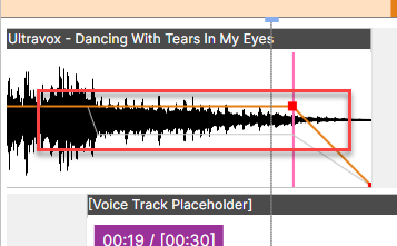 Duck other tracks volume envelope