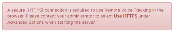 HTTPS required error message