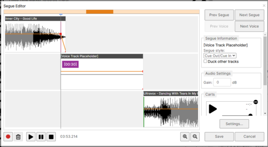 Web-based Segue Editor