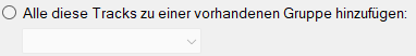 Zu vorhandener Gruppe hinzufügen