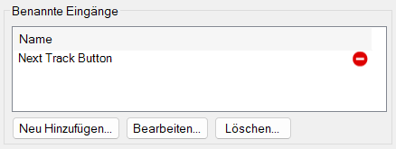 Benannte Eingänge