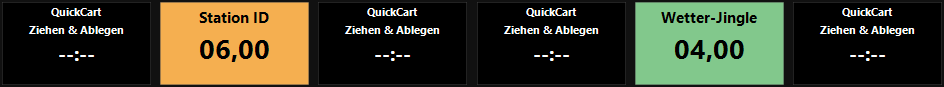 Reihe von QuickCarts