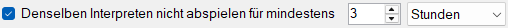 Interpreten-Trennungszeit