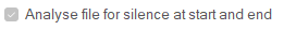 Stille analysieren