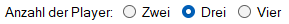 Anzahl der Player