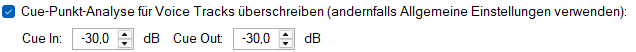 Cue-Punkt-Analyse