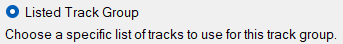 Listed Track Group