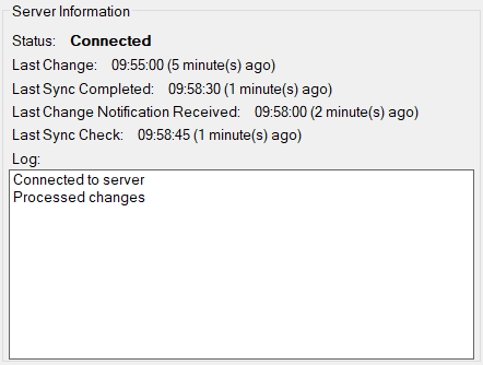 Server Information