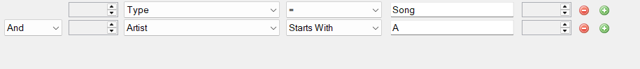 Filter Builder