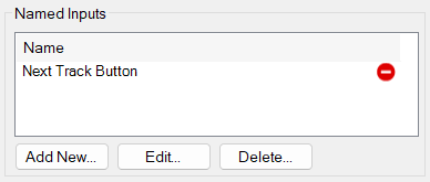 Named Inputs