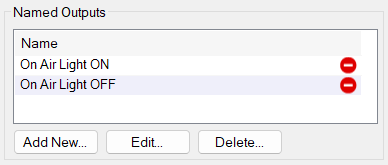 Named Outputs
