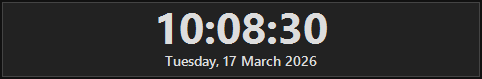 Onscreen Clock