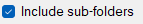 Include Sub-Folders