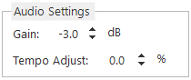 Audio Settings
