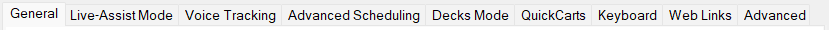 Section Tabs