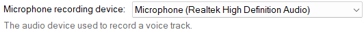 Microphone Recording Device