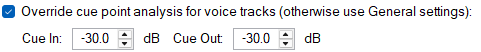 Cue Point Analysis