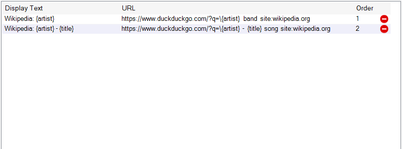 Web Links List