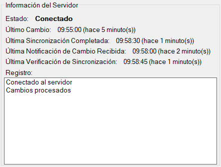 Información del Servidor