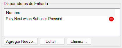 Disparadores de Entrada