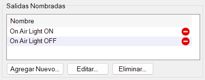 Salidas Nombradas