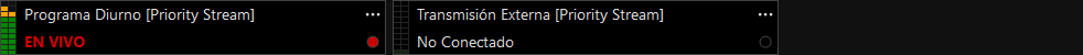 Panel de Priority Stream