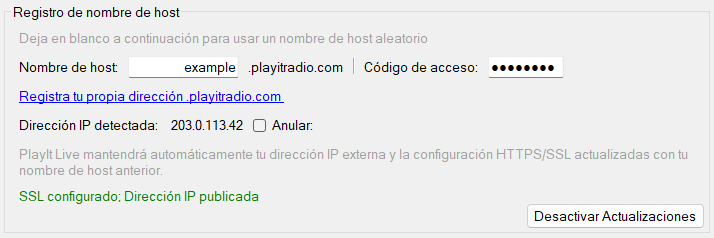 Nombre de host