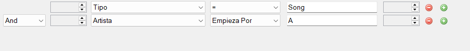 Generador de filtros