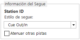 Información del Segue