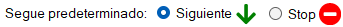 Segue Predeterminado