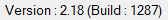 Version actuelle