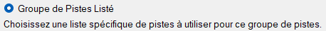 Groupe de Pistes Listé