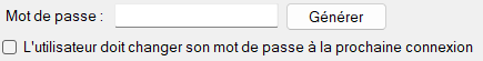 Mot de passe